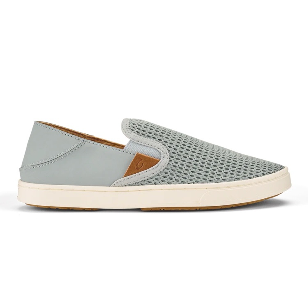 Olukai Pehuea Breathable Slip On Shoes in Pale Grey Size 9‎